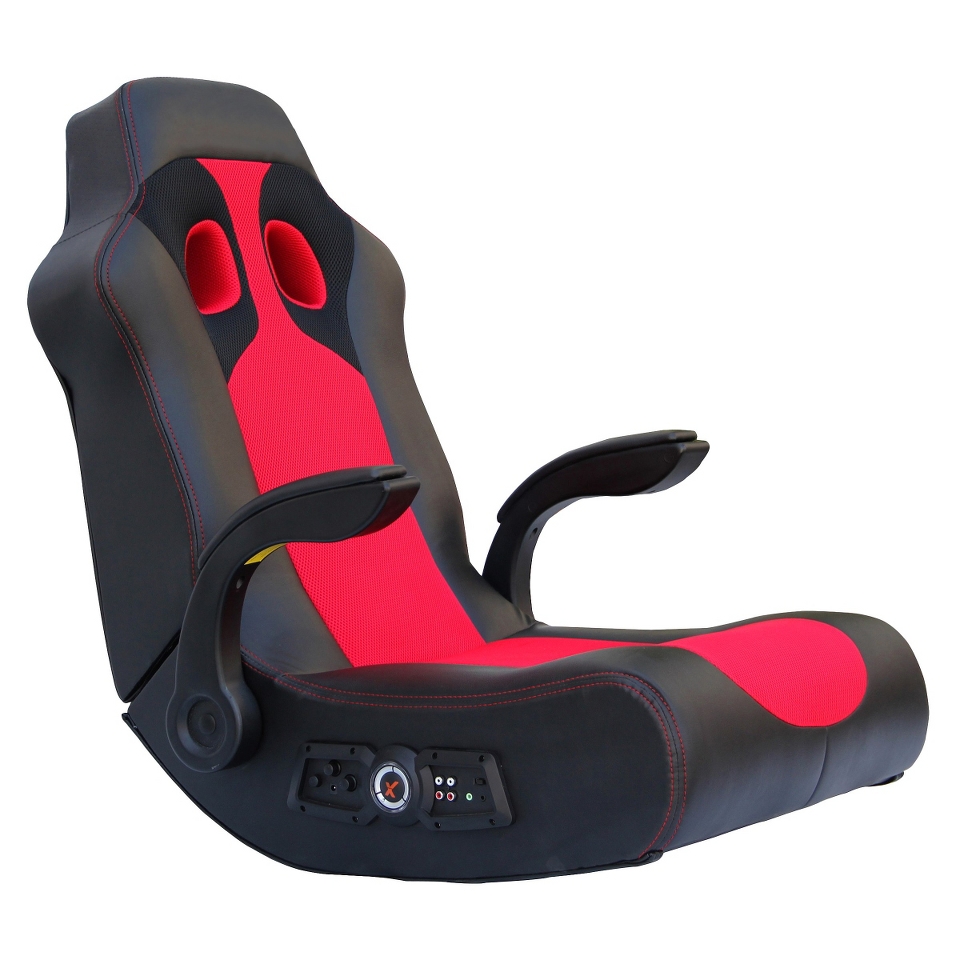 Gaming Chair ACE BAYOU X Rocker Gaming Chair   Black/Red