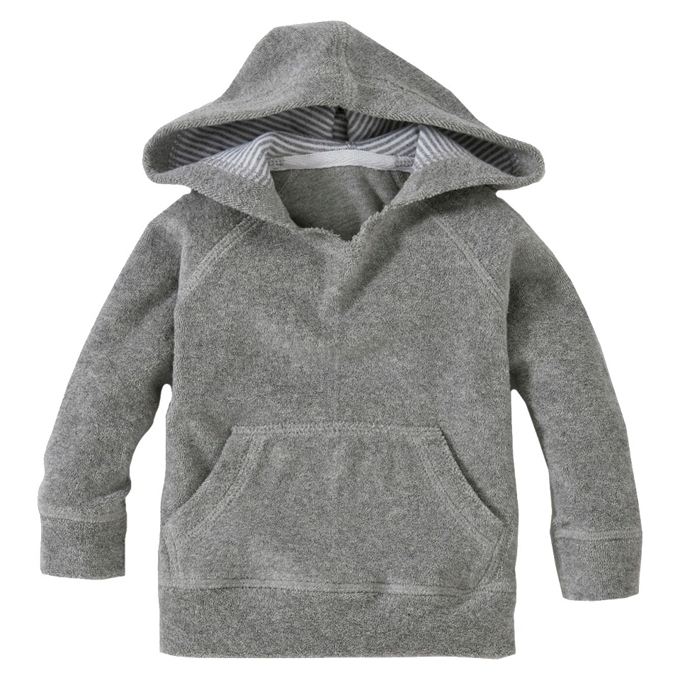 Burts Bees Baby Newborn Boys Hooded Sweatshirt   Fog 0 3 M