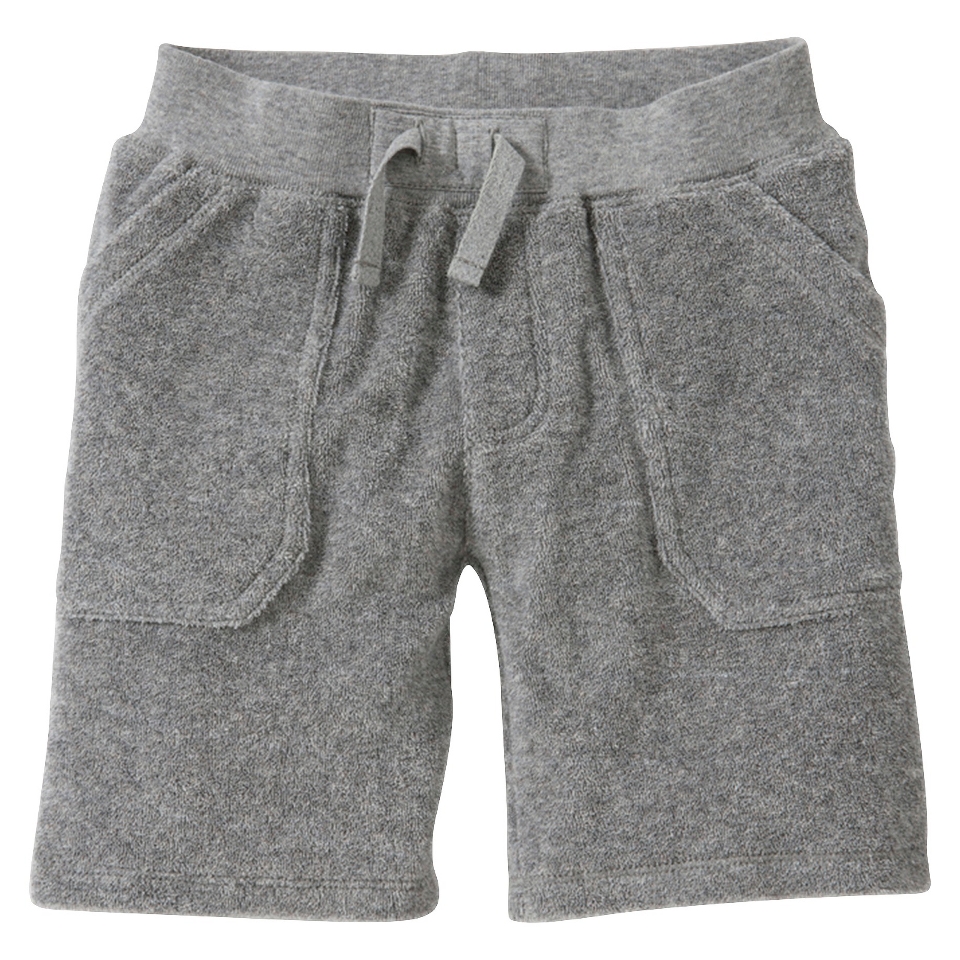 Burts Bees Baby Toddler Boys Knit Board Shorts   Fog 3T