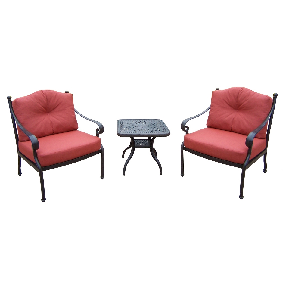 Berkley 3 Piece Aluminum Conversation Furniture Set