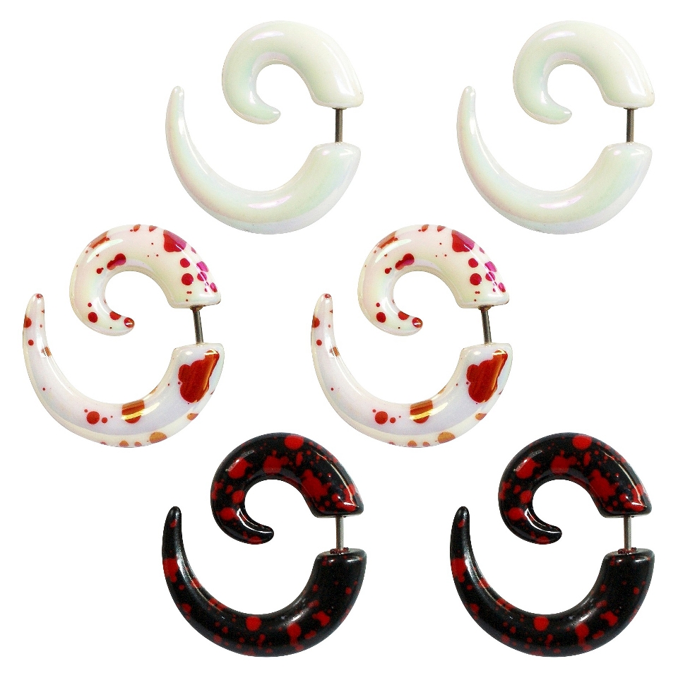 Supreme Jewelry Fake Plug Ear Ring   Multicolor