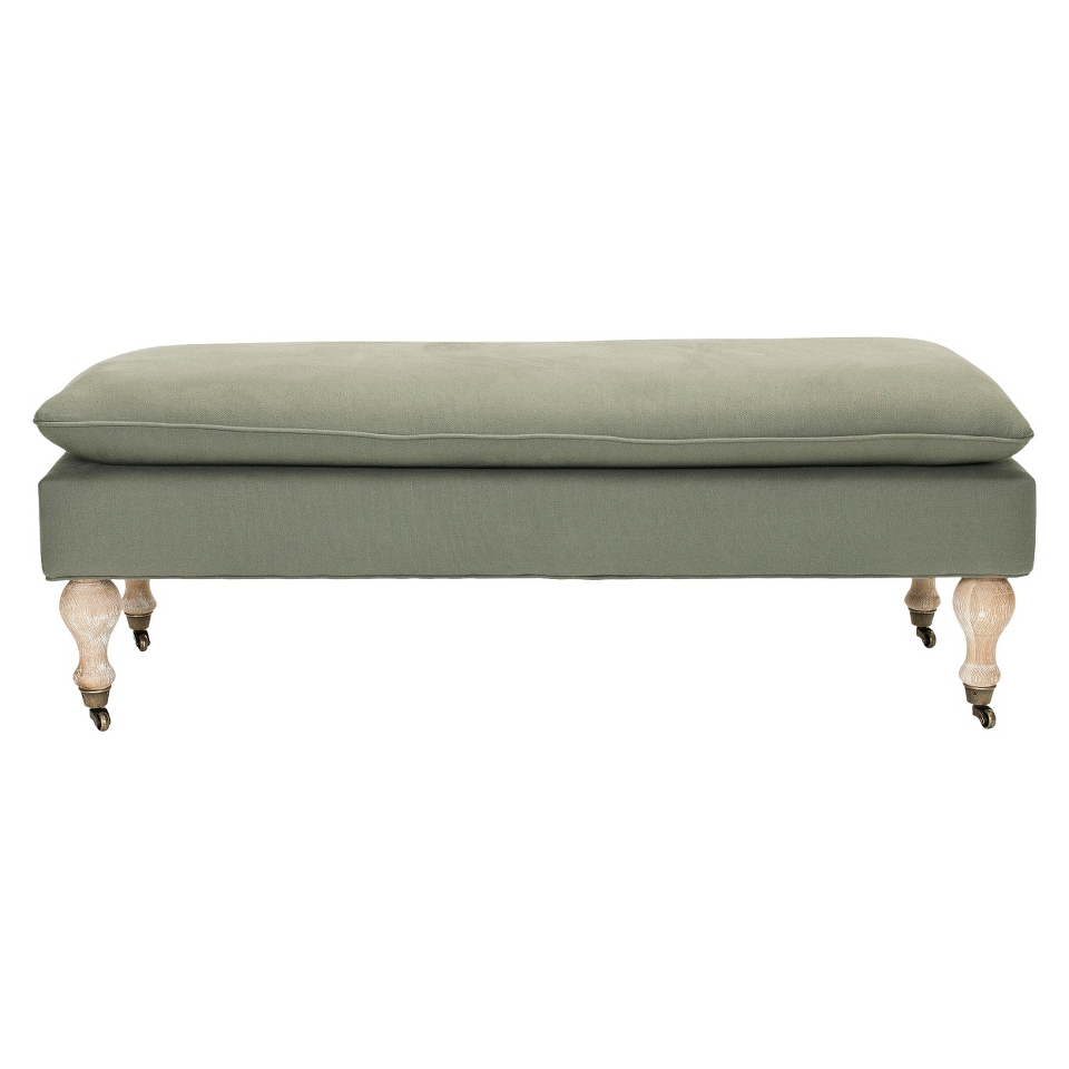 Ottoman Safavieh Hampton Bench   Sage