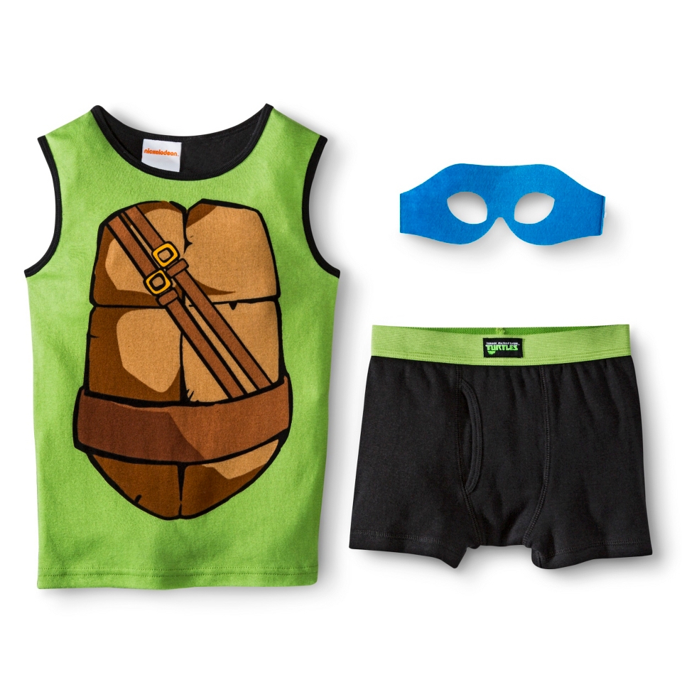 Teenage Mutant Ninja Turtles Leonardo Boys Tank/Underwear Set w/ Mask   Blue S