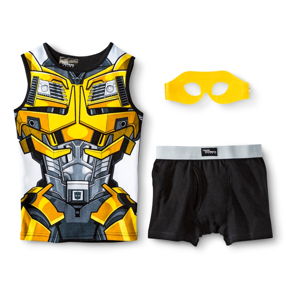 Transformers Bumblebee Boys Tank/Underwear Set   Yellow S