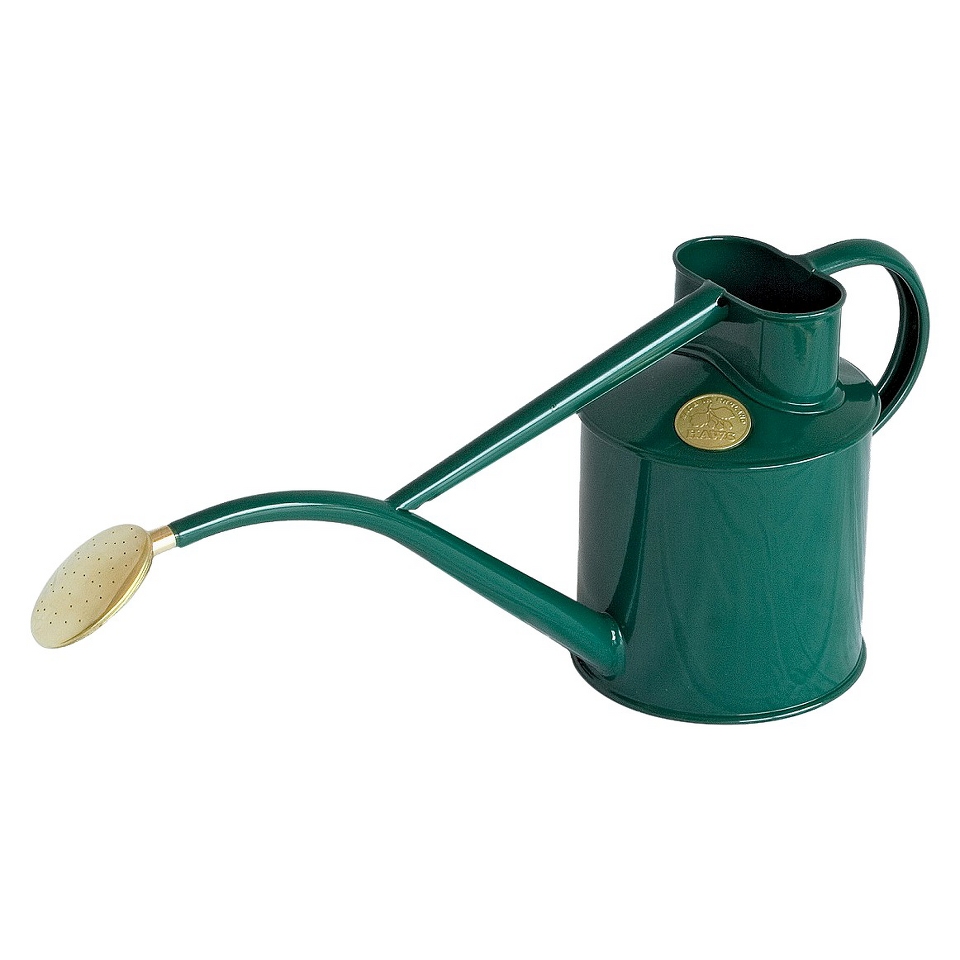 Haws 2 pint Indoor Metal Watering Can in Green