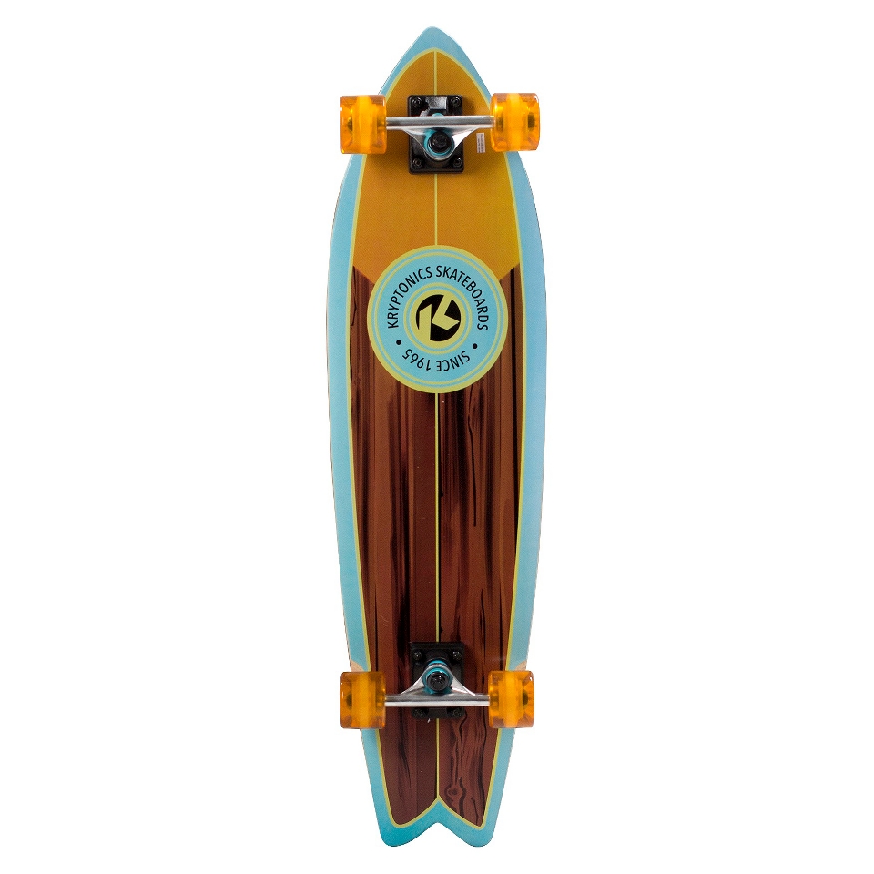 Kryptonics Doheny Fishtail Longboard   Multicolor (34)