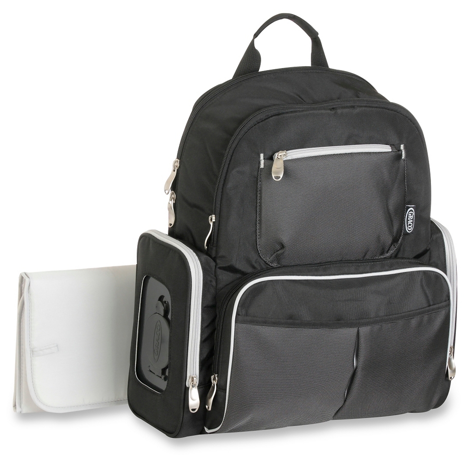 Graco Gotham Backpack Diaper Bag   Black/Gray