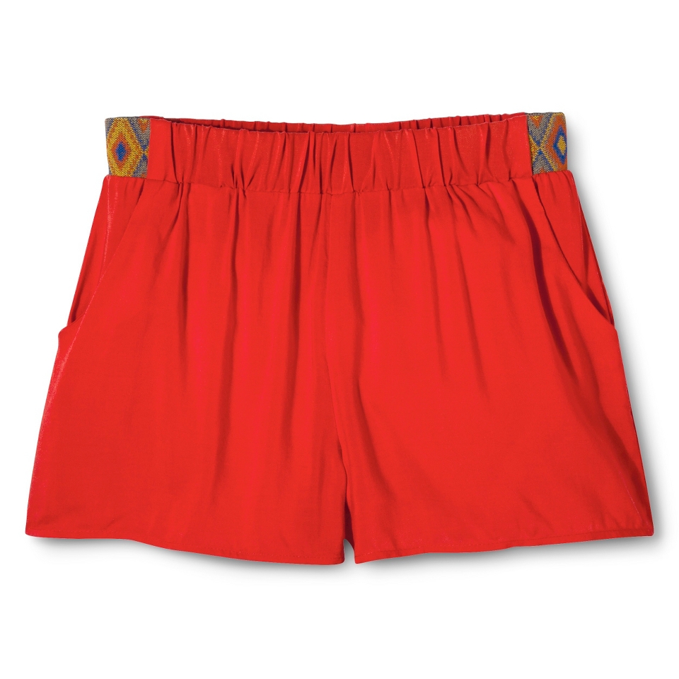 Ecom F Lily Star Fashion Shorts RED M