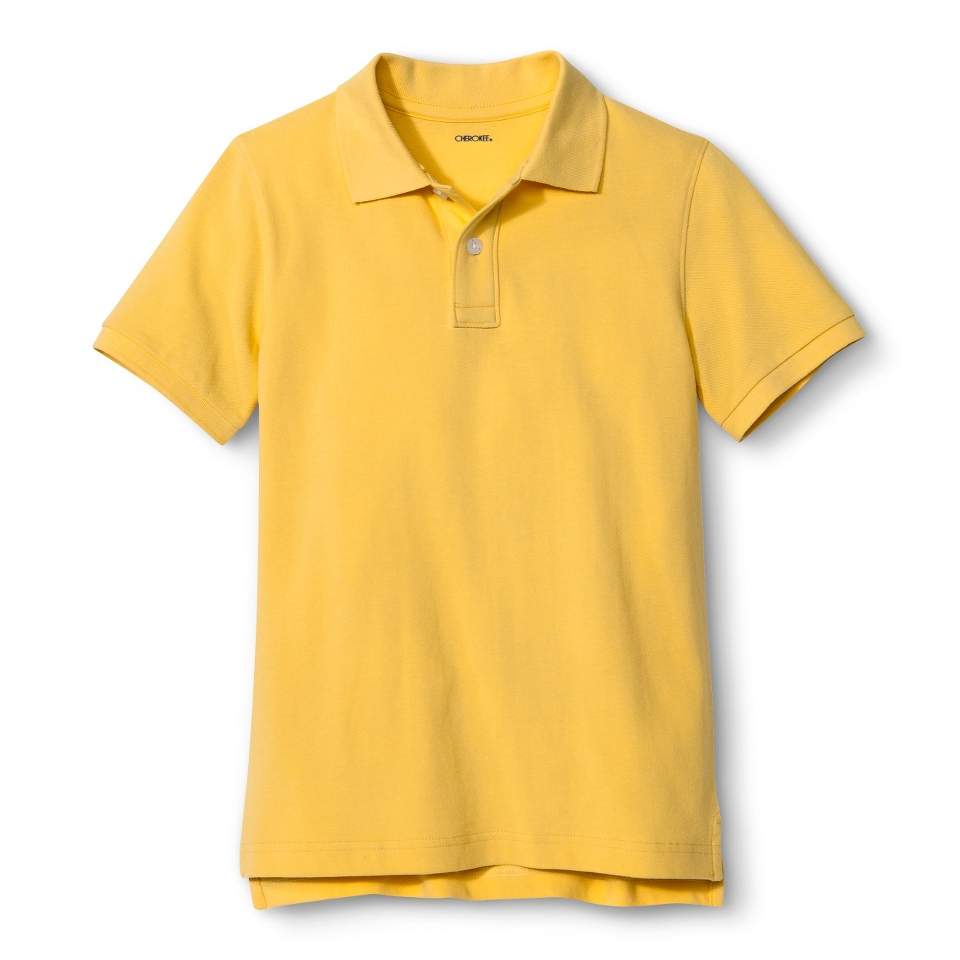 Boys Solid Polo   Pongee Tint XL