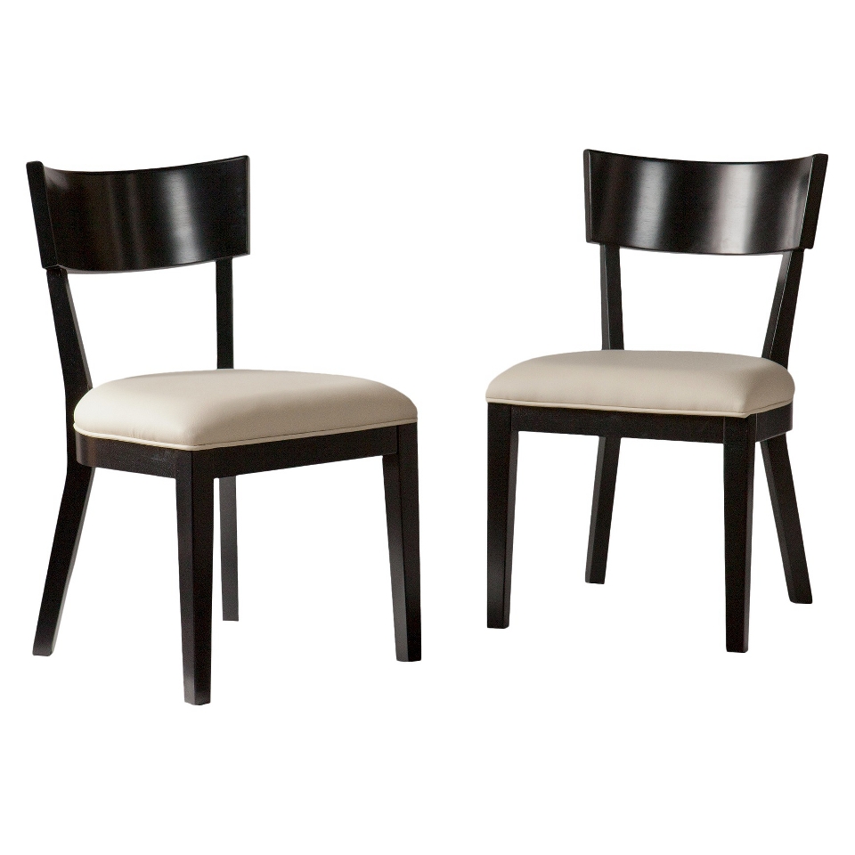 Dining Chair Set Southern Enterprises Petra Dining Chair   Galaxy Black