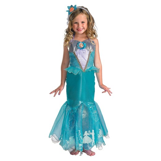 Disney Storybook Girls' Ariel Prestige Costume Small (4-6) : Target