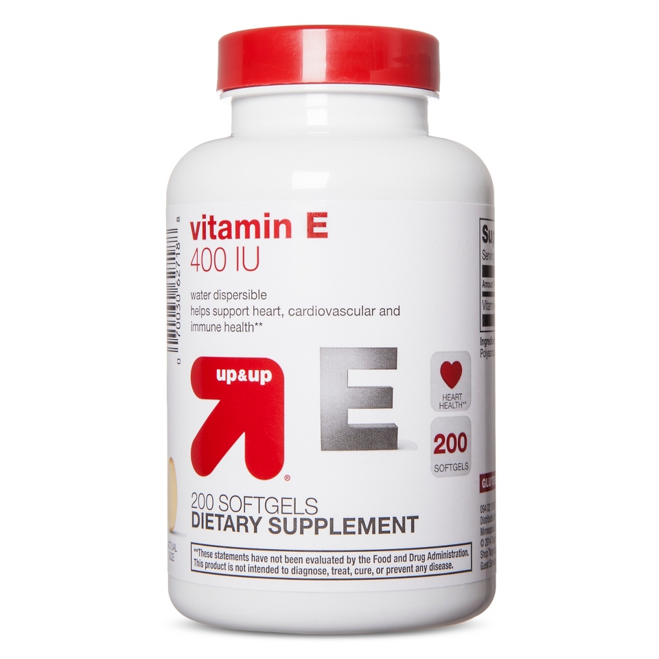 up&up Vitamin E 400IU Softgels   200 Count