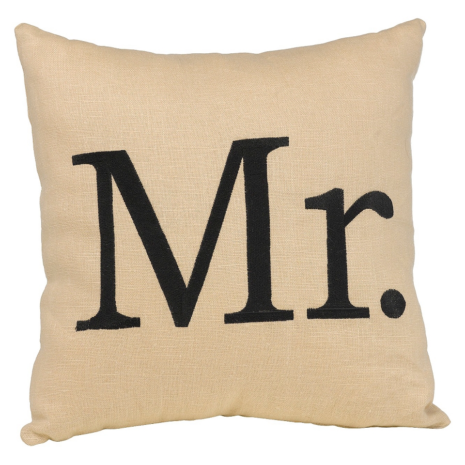 Mr Accent Pillow   Beige