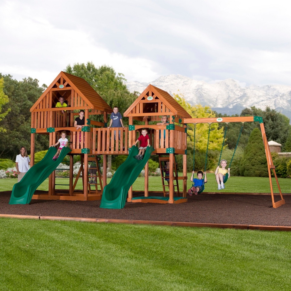 Adventure Playsets Vista All Cedar Swingset