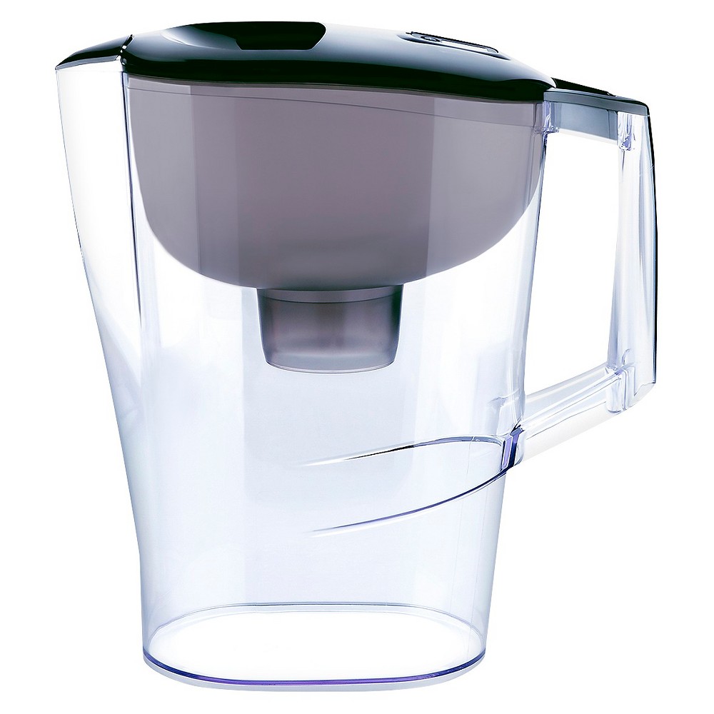 Water Filtration Pitcher Black 10 Cup Capacity - up & up