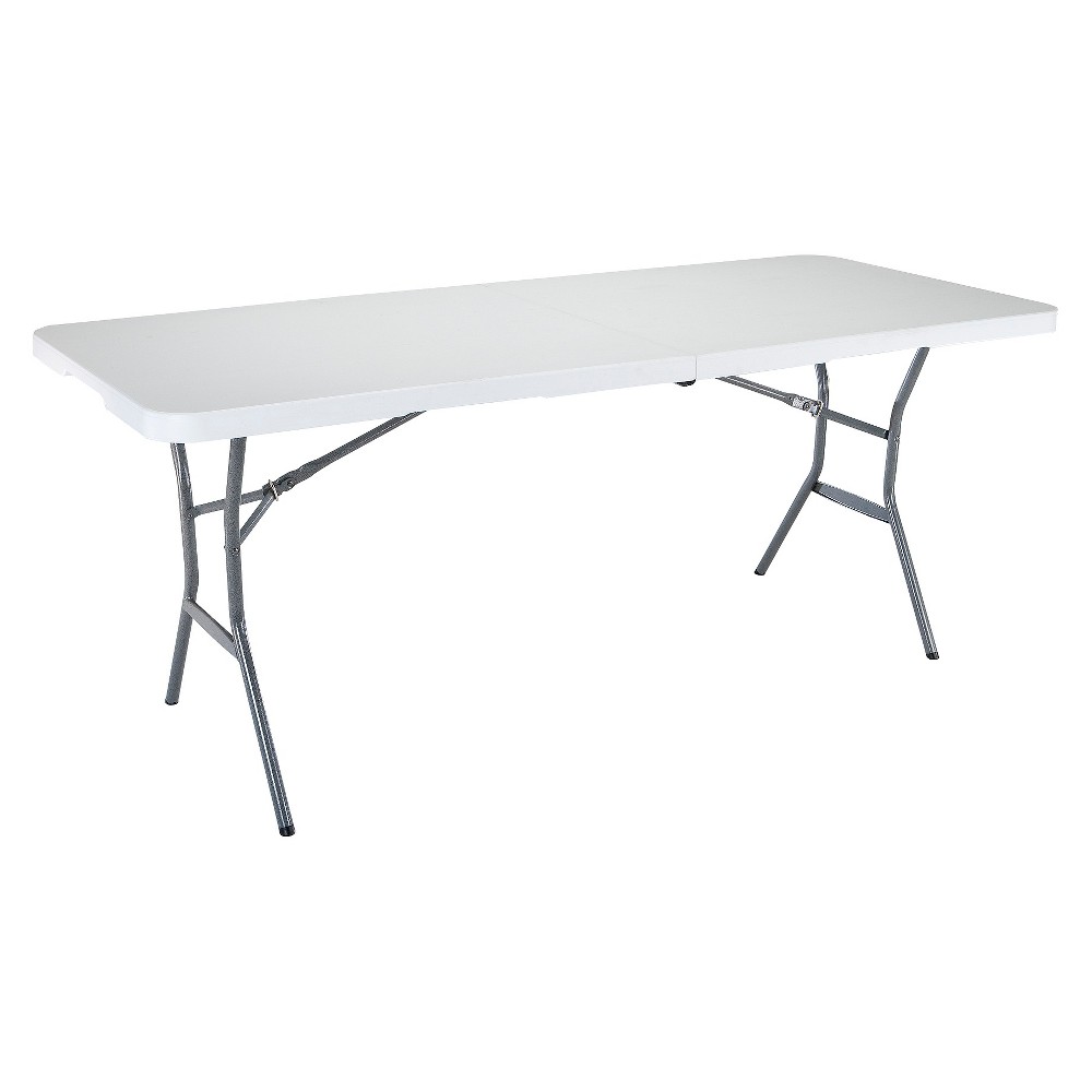 Lifetime 22980 8-Foot Folding Table, White Granite