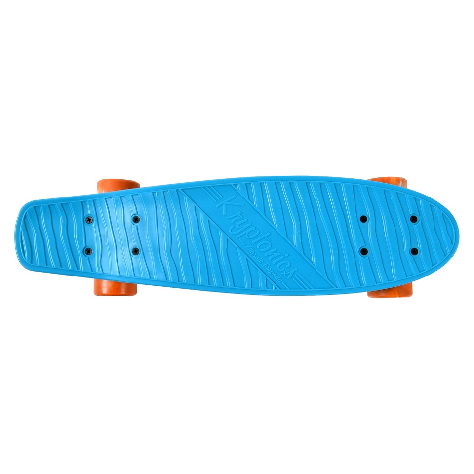 Kryptonics Torpedo Plastic Complete Skateboard (22.5 x 6)   Blue