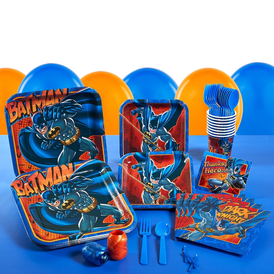 Batman Heroes and Villains Party Pack for 16   Multicolor