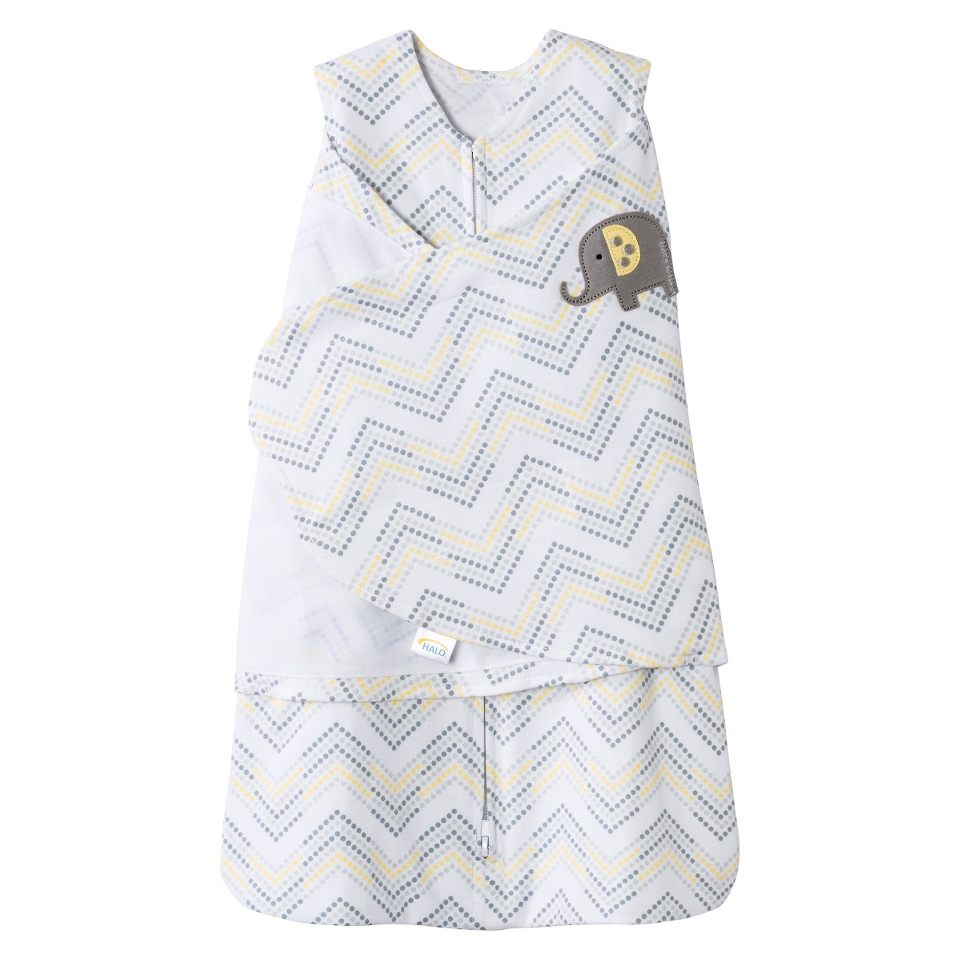 HALO SleepSack Swaddle Gray Chevron   Newborn