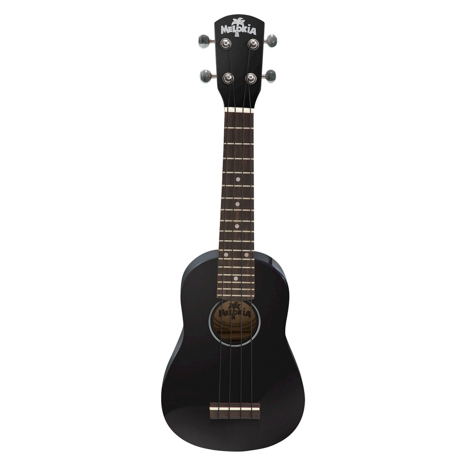 Melokia Soprano Ukulele   Black (GTSUK13BK)