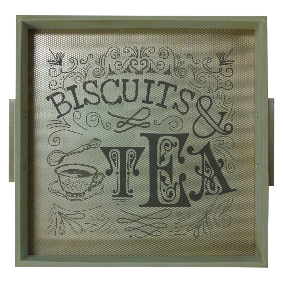 Biscuits and Tea Decorative Tray   14.25
