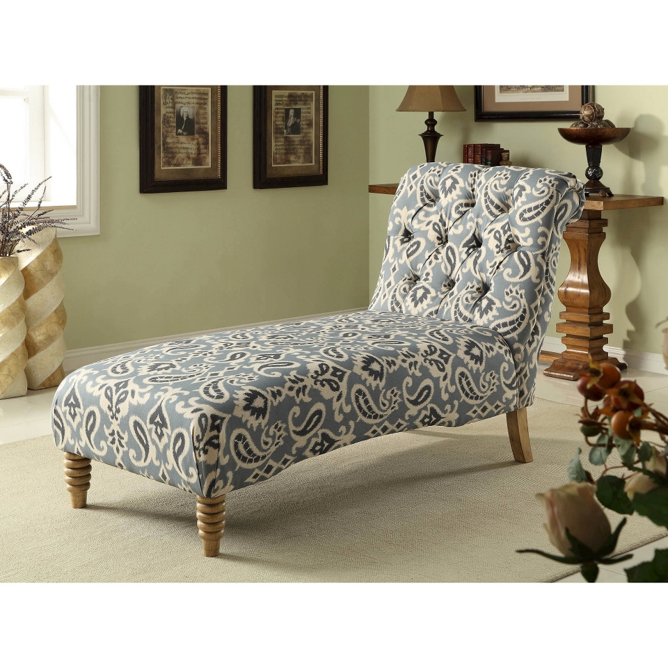 Chaise Lounge Armen Living Yorkshire Lounge Chair   Ikat