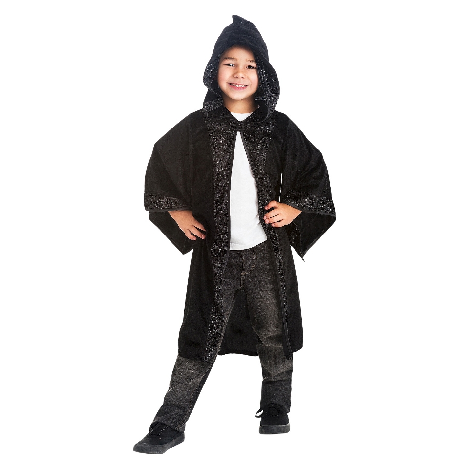 Little Adventures Child Cloak Black Wizard M