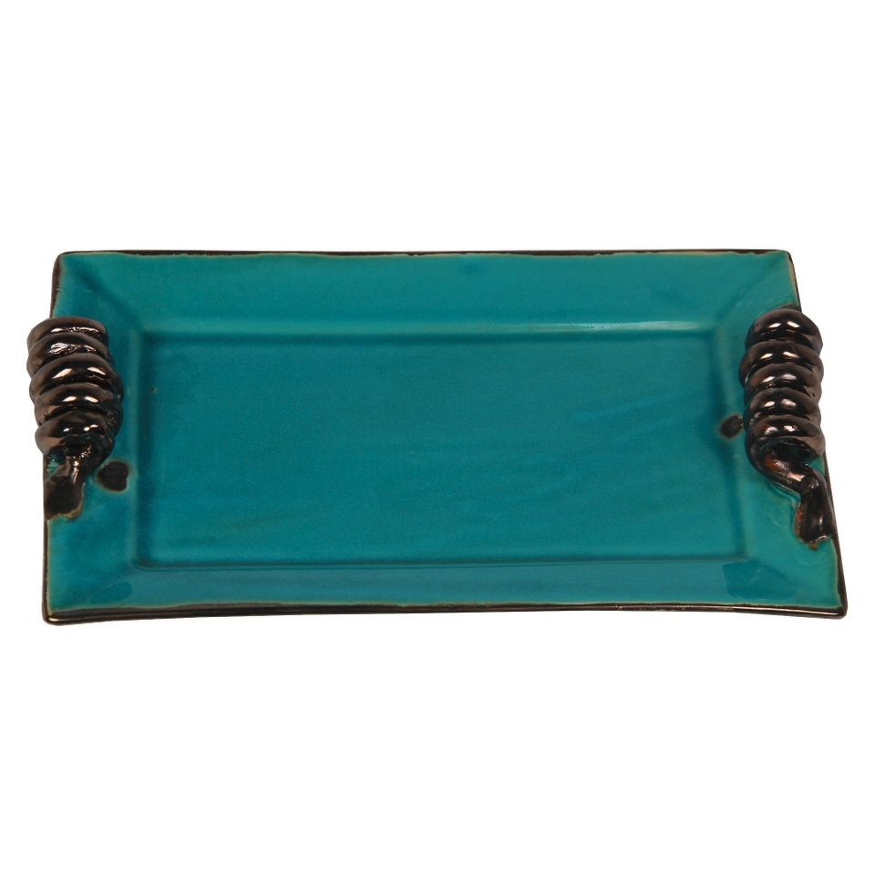 Privilege Decorative Abstract Tray   Green