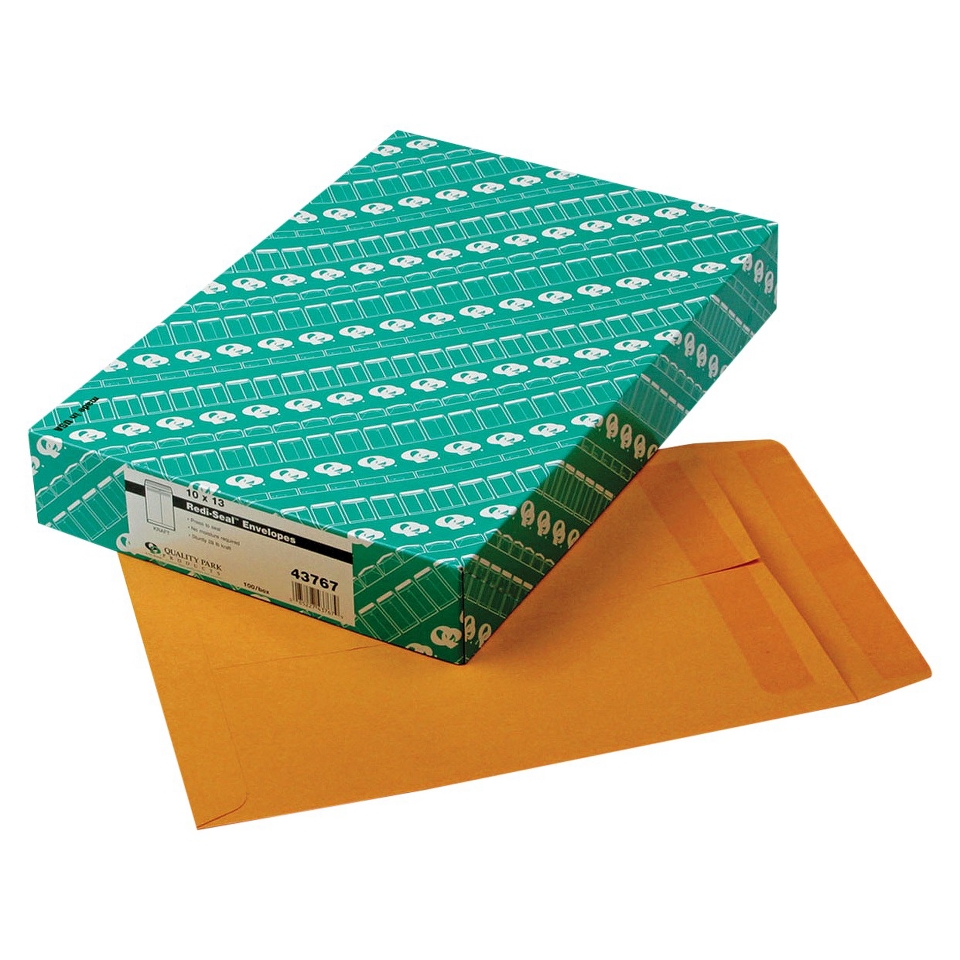 Quality Park Redi Seal Catalog Envelope   Brown (100 Box)