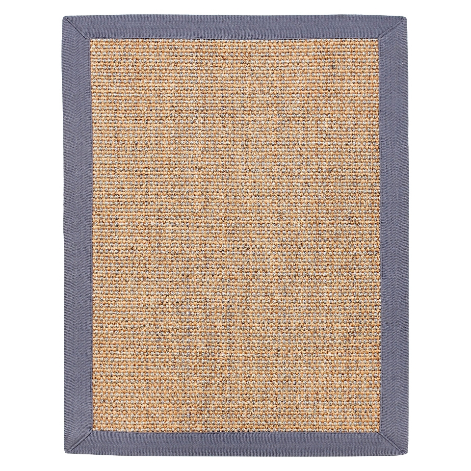 Sisal Area Rug   Blue/Natural (4x6)