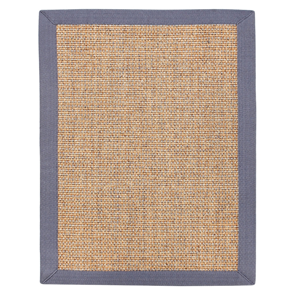 Sisal Area Rug   Blue/Natural (5x8)