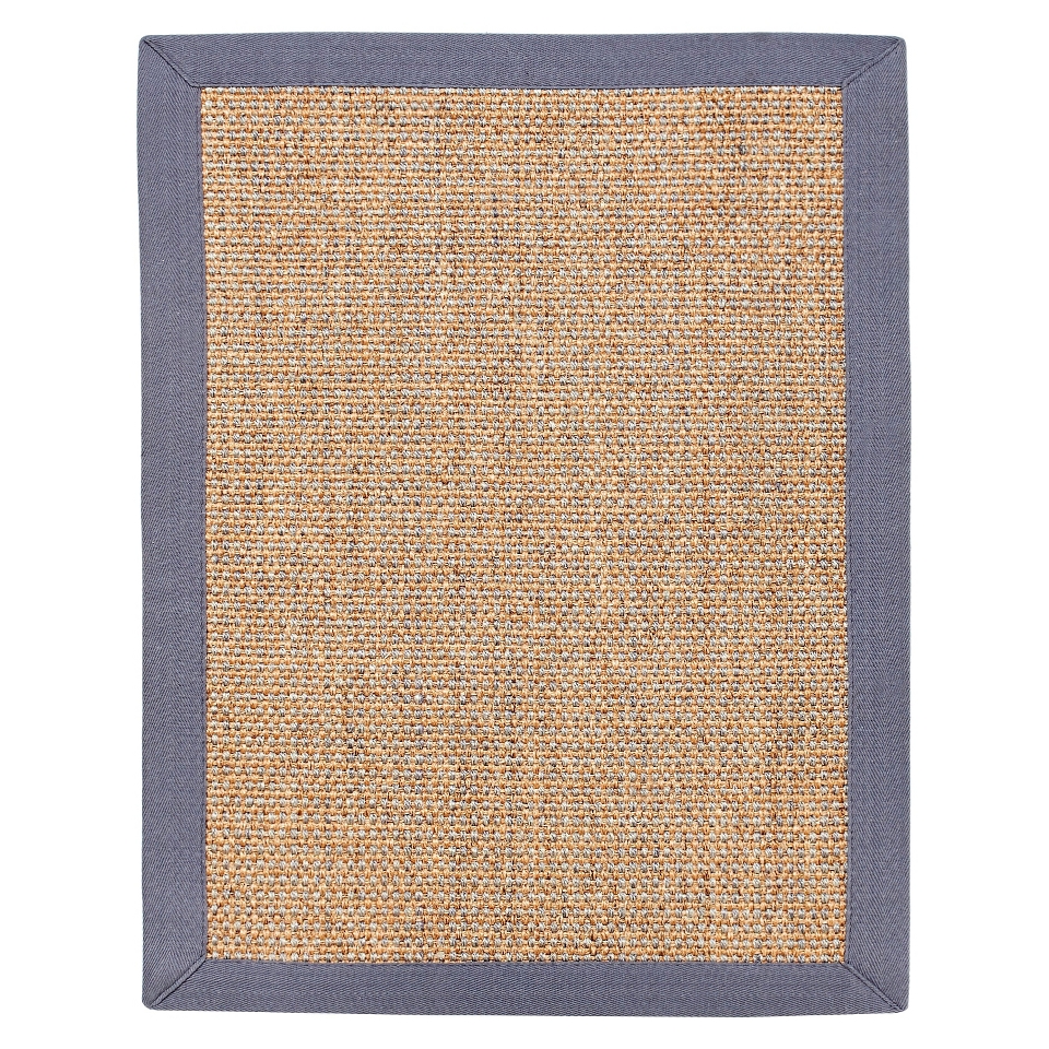 Sisal Area Rug   Blue/Natural (8x10)