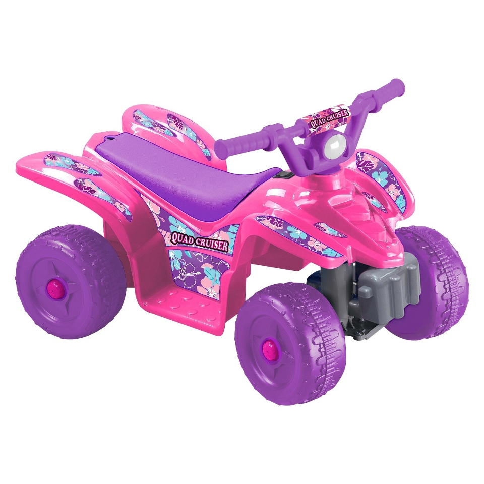 National Products LTD. Quad Cruiser Battery Powered Riding Toy   Purple/ Pink