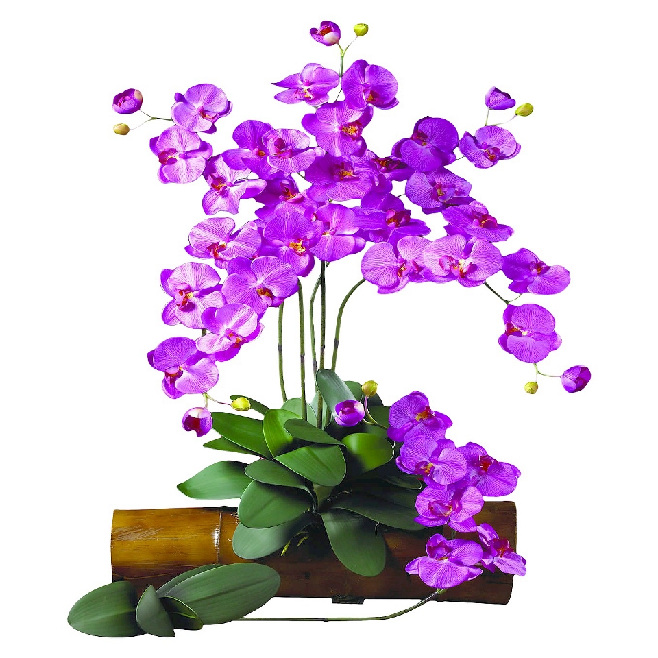 Nearly Natural Art Stems Arrangement Orchid   (31.5)