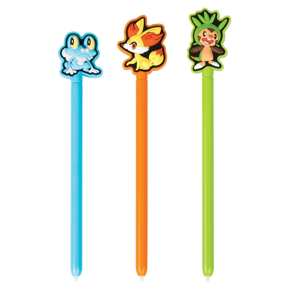 Power A Pok�mon Triple Play Stylus Kit   Blue/Orange/Green (Nintendo 3DS)