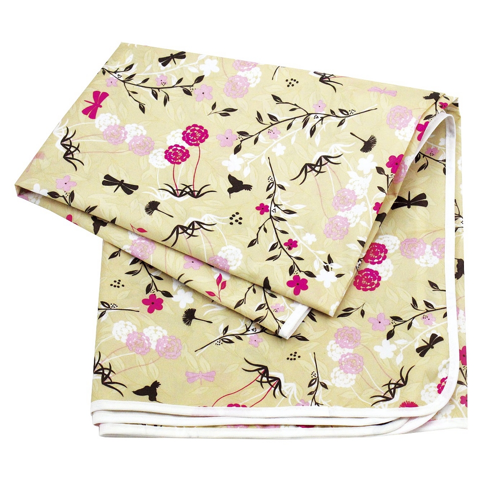 Bumkins Waterproof Splat Mat   Flutter Floral