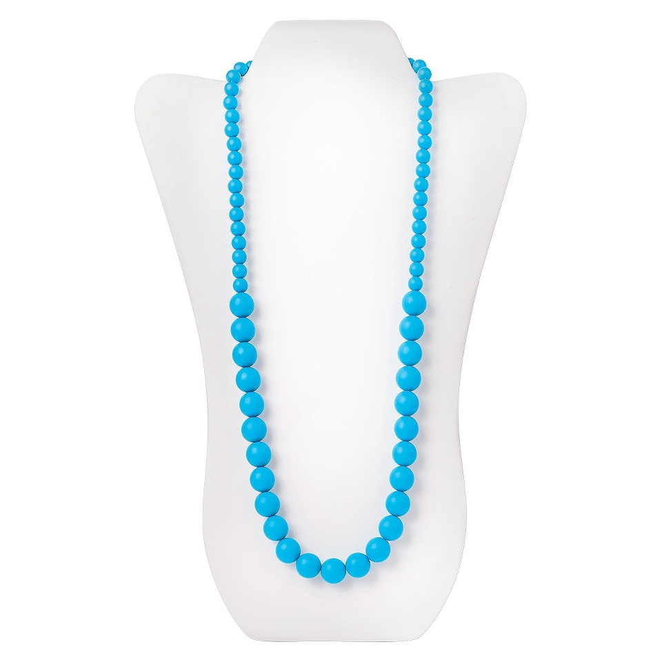 Nixi by Bumkins Ciclo Silicone Teething Necklace   Blue