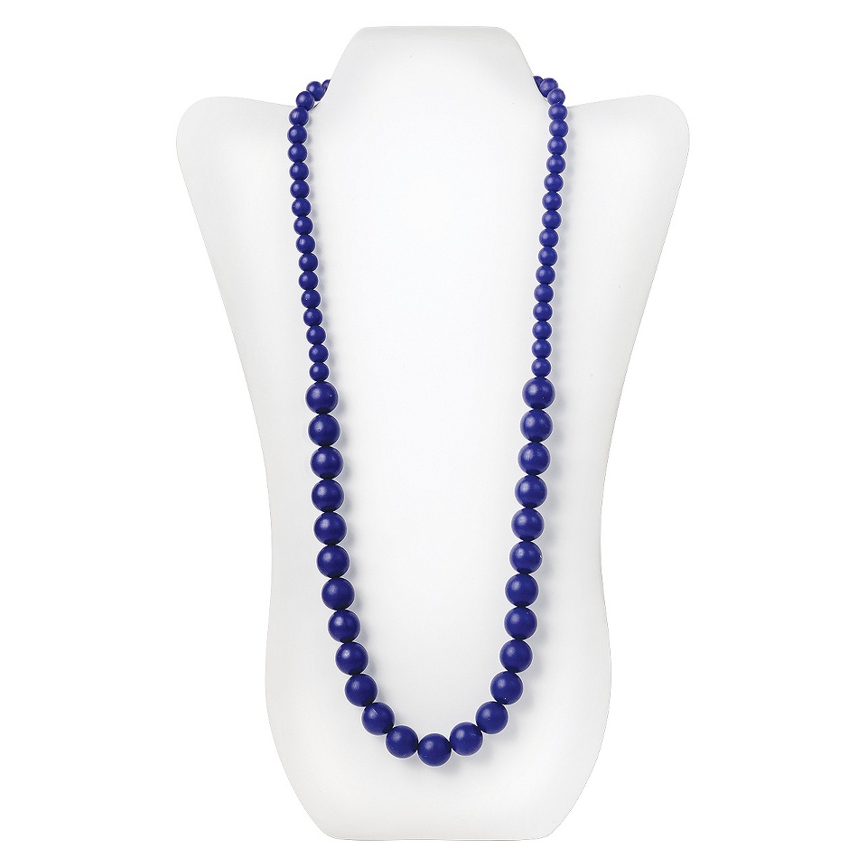 Nixi by Bumkins Ciclo Silicone Teething Necklace   Navy