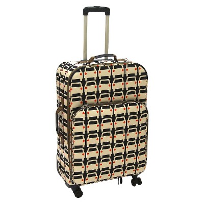 orla kiely wheeled luggage