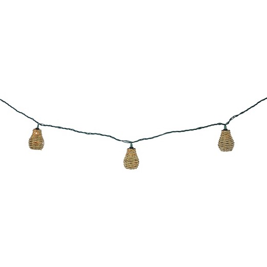 10ct Indoor/Outdoor String Light-Sea Grass Cover - Threshold : Target