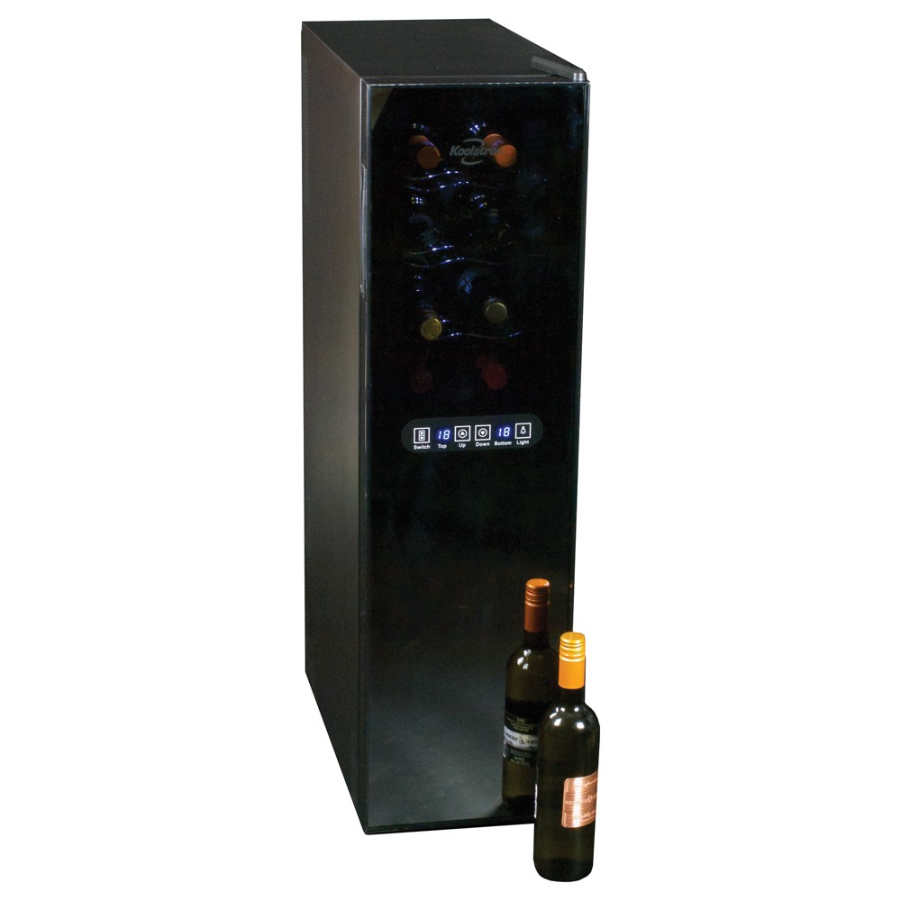 Koolatron Dual Zone Wine Cooler - Black WC18