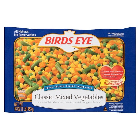Birds Eye Classic Frozen Mixed Vegetables - 16oz : Target