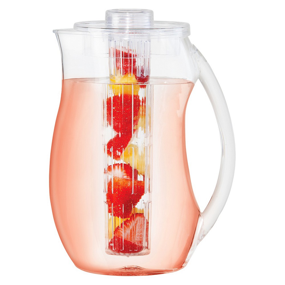 Oggi Acrylic Ice and Infusion Pitcher, Clear