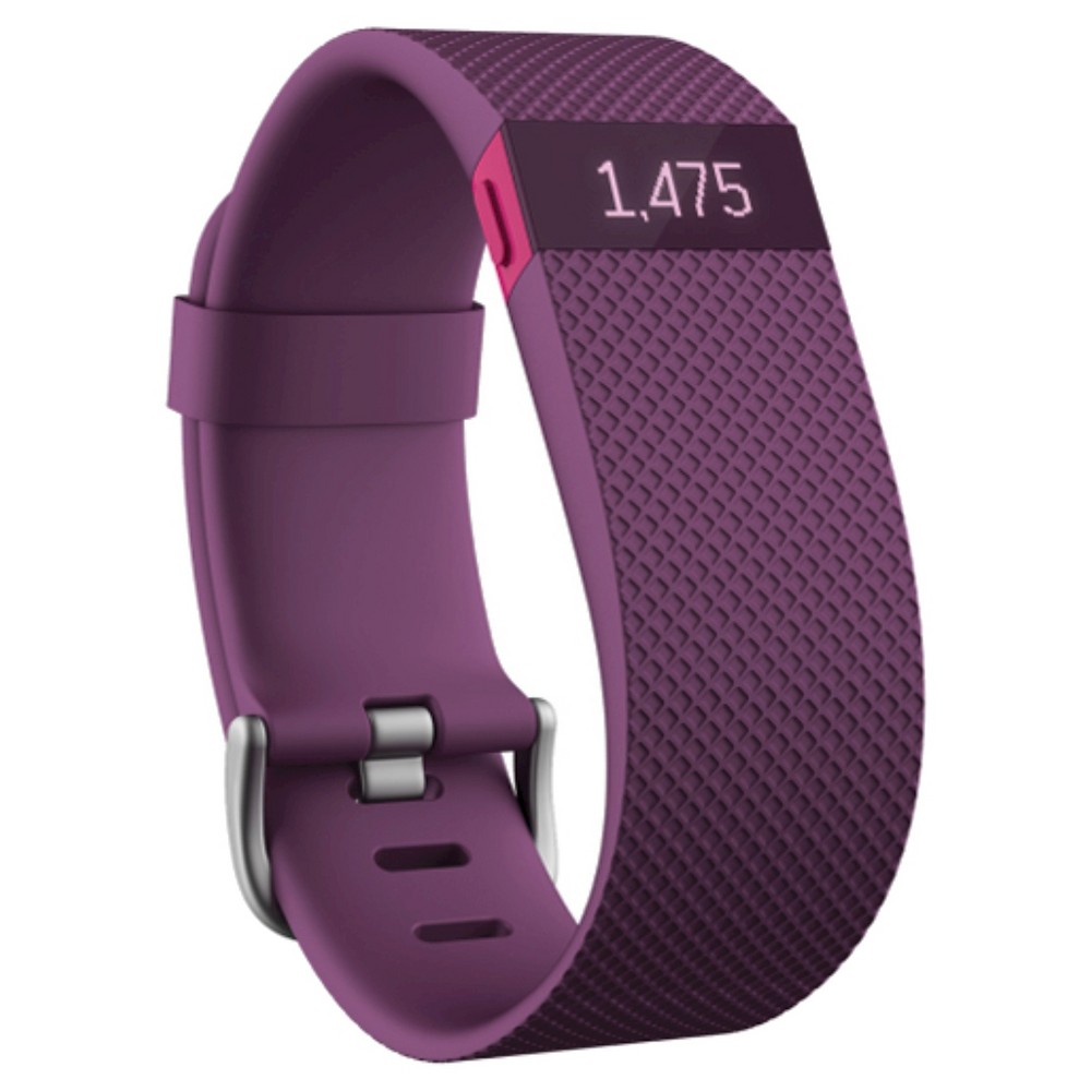 Fitbit Charge HR Heart Rate and Activity Tracker Wristband, Purple