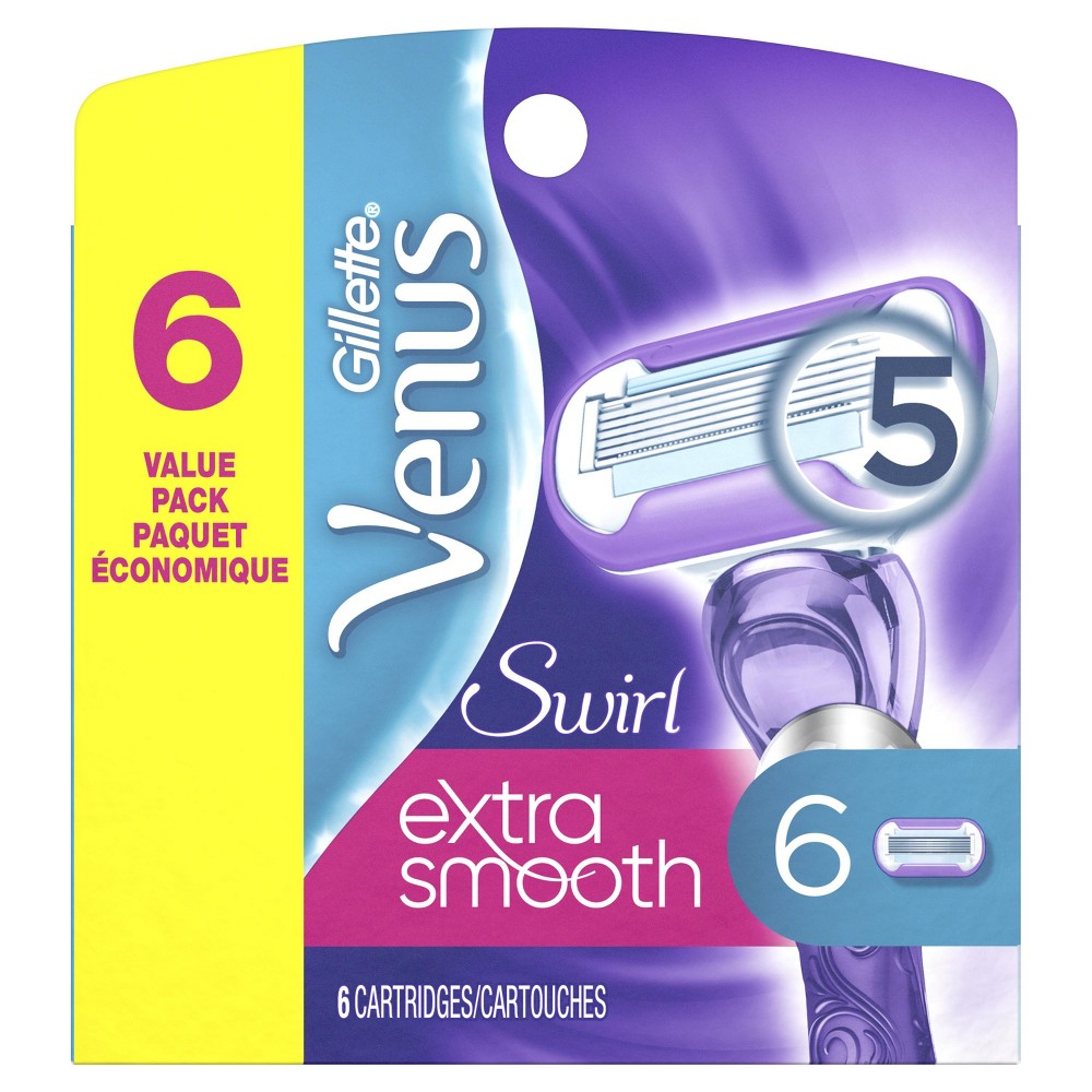 Venus Swirl Womens Razor Blade Refills- 6ct