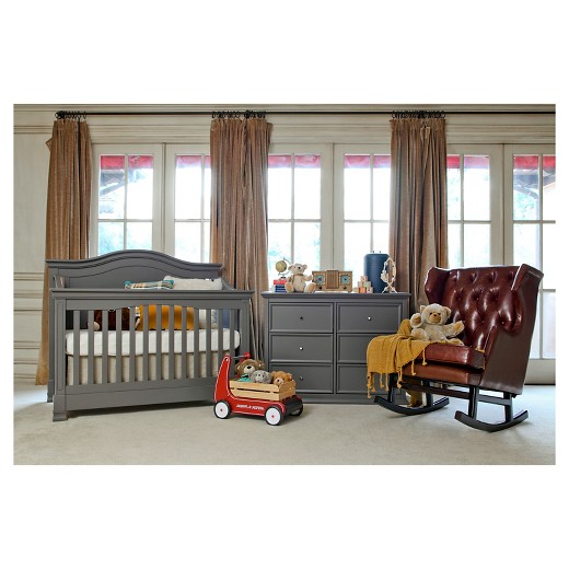 Million Dollar Baby Classic Louis 4in1 Convertible Crib with Toddler Bed Conversion Kit Target