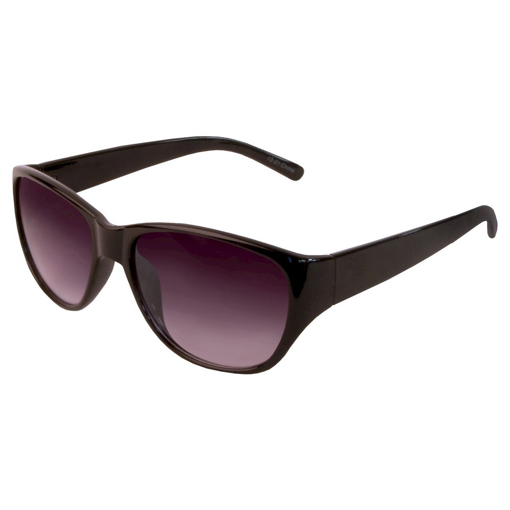 Womens Cateye Sunglasses- Black