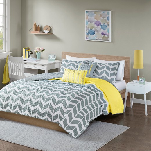 Chevron Darcy Multiple Piece Quilted Coverlet Set : Target