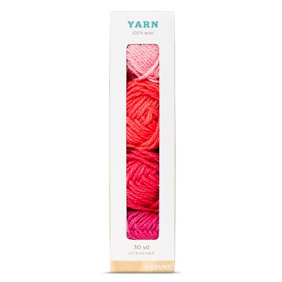Wool Yarn 4ct Pinks - Hand Made Modern – Target Inventory Checker ...