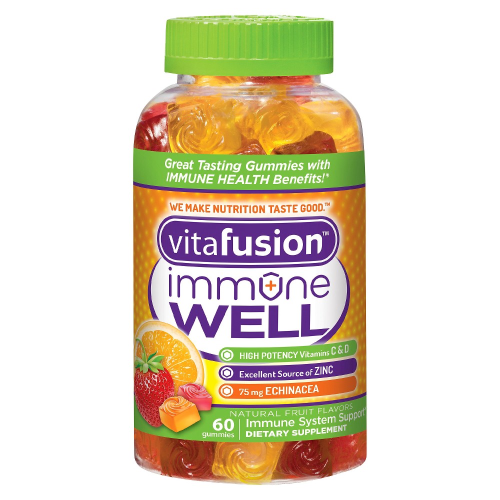 UPC 027917270586 product image for Vitafusion Immune Well Natural Fruit Flavor Gummies - 60 Count | upcitemdb.com